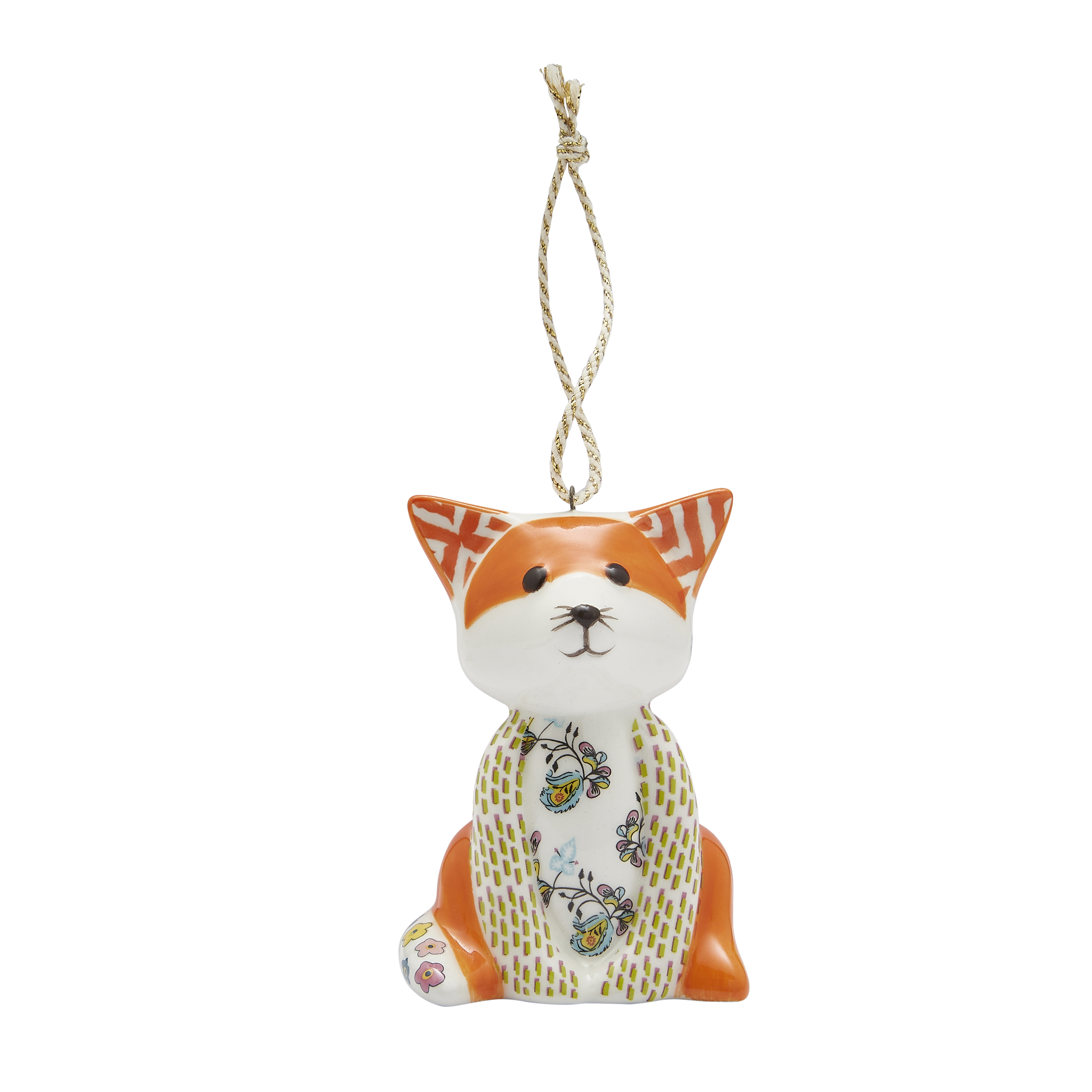 Kit Kemp Patchwork Tally Ho Fox Ornament image number null